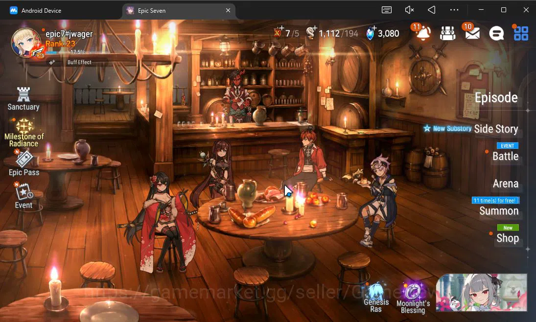 ASIA UnVerif|Starter|3 ML (Requiem Roana,FL Lidica,EW Ludwig)+Stark,Setsuka,Ludwig|PoH ON|3K SStone+2,7K Stigma|Stove|(ES3620) Epic Seven Starter ASIA UnVerif|Starter|3 ML (Requiem Roana,FL Lidica image 1