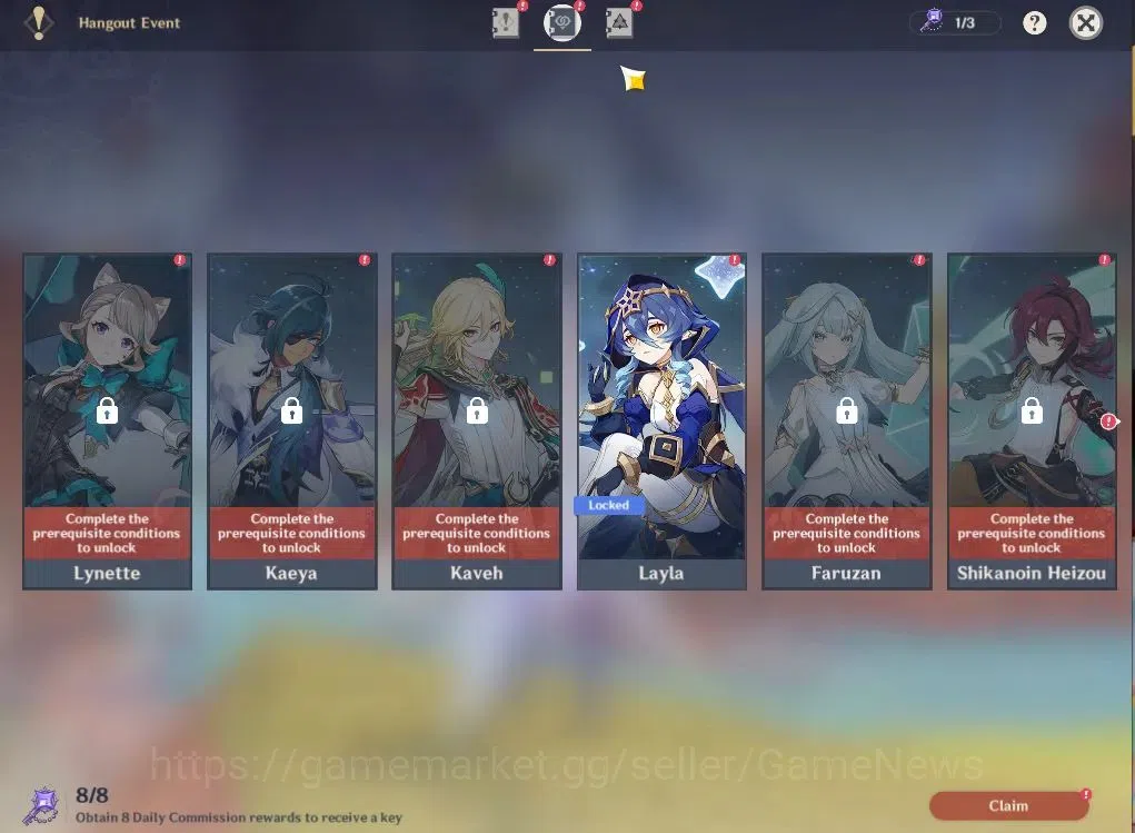 Genshin Impact Accounts ASIA|AR55|SemiPreamTeam Skrik|4Limited+36(*4Charac image 16