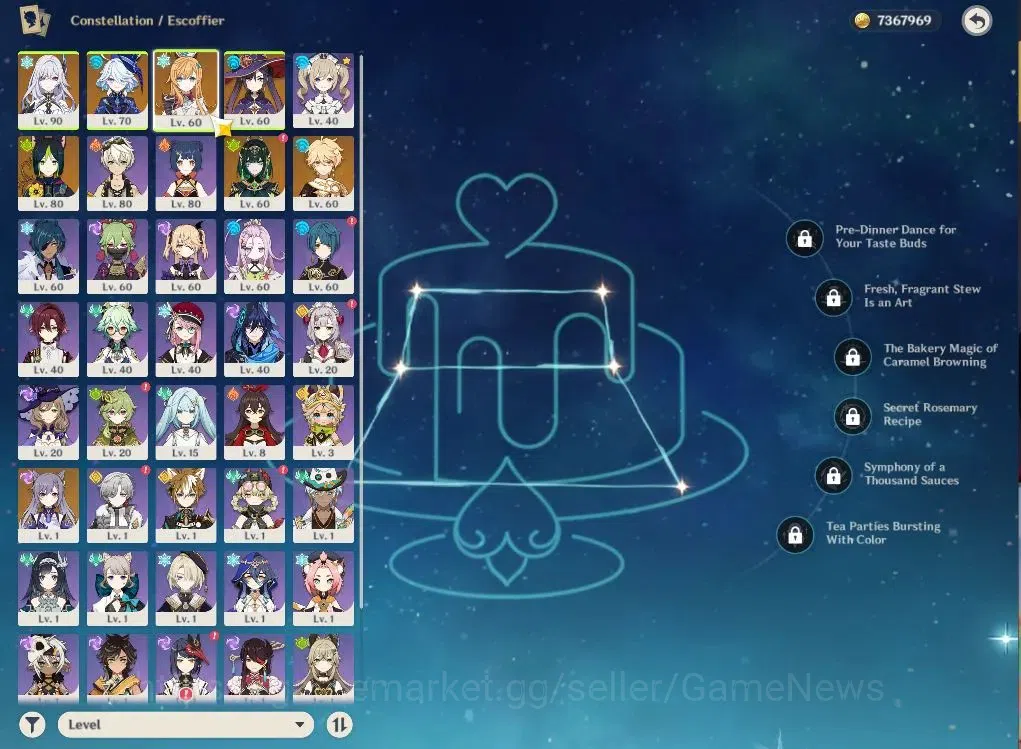 Genshin Impact Accounts ASIA|AR55|SemiPreamTeam Skrik|4Limited+36(*4Charac image 5