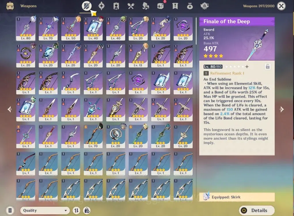Genshin Impact Accounts ASIA|AR55|SemiPreamTeam Skrik|4Limited+36(*4Charac image 8