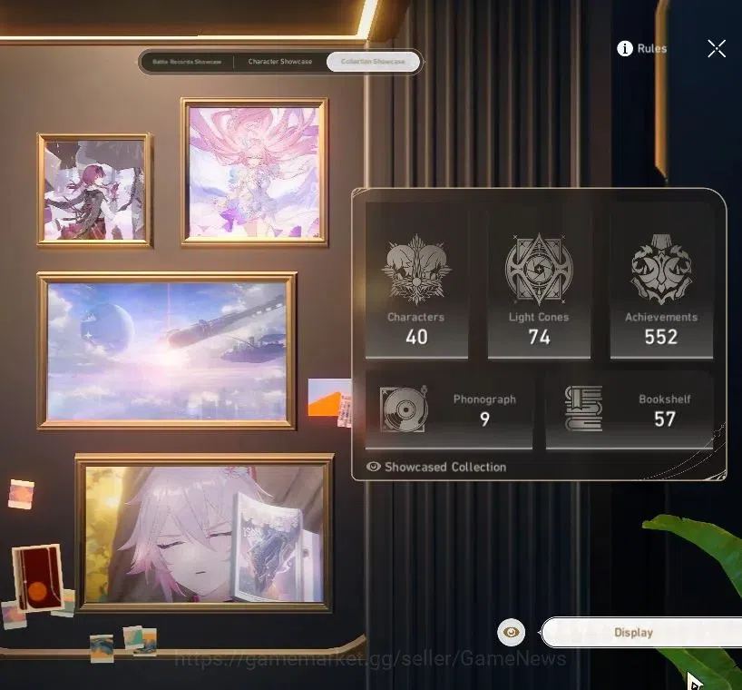 Honkai Star Rail Accounts Asia|TL 67|15 Limited|The Herta&Anaxa Premium Team image 3