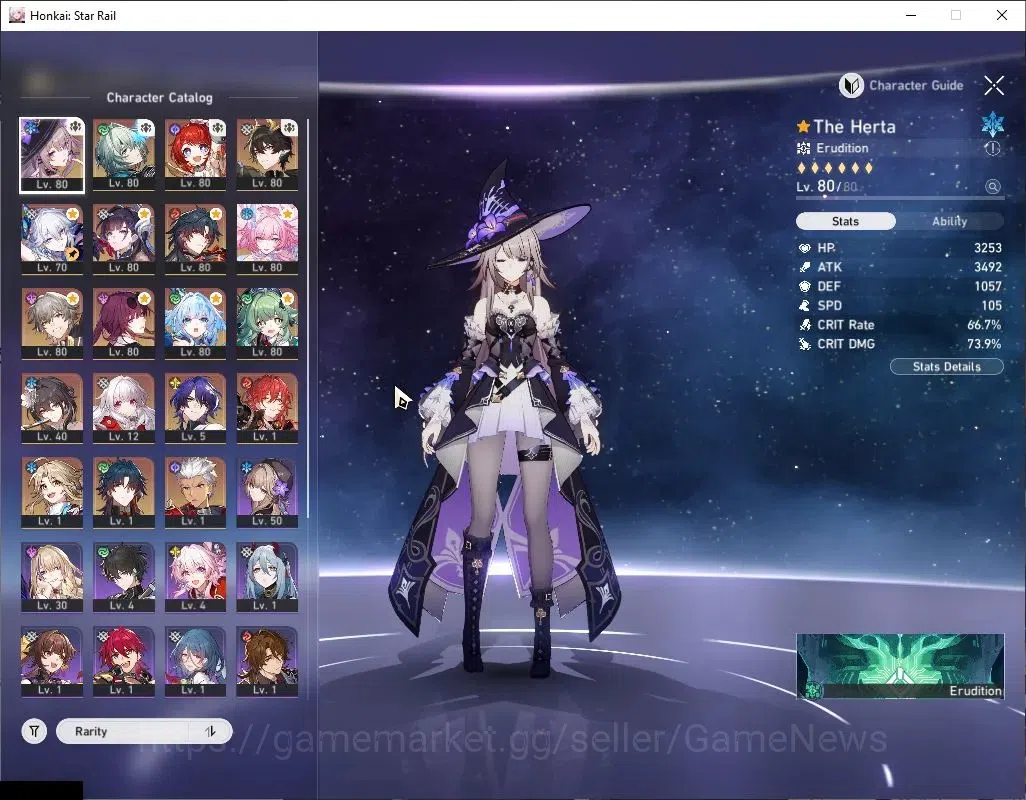 Honkai Star Rail Accounts Asia|TL 67|15 Limited|The Herta&Anaxa Premium Team image 4