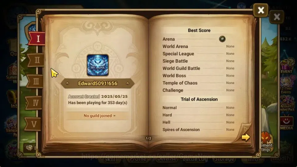 Summoners War: Sky Arena Accounts Starter ASIA|Lv 26|Ready Gacha|97 12 YSC + 160 11 YSC + 3 LAAS + 5 LS + 6 LDS + 121 MS |1 3