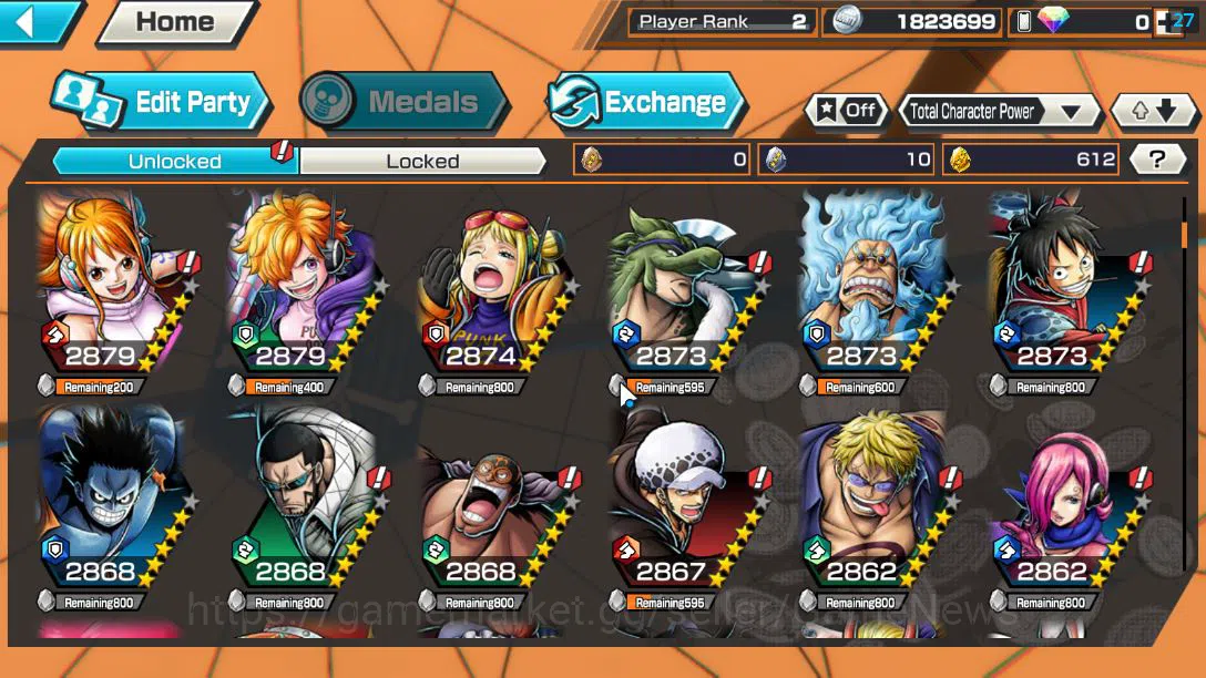 One Piece Bounty Rush Accounts Global |EX 3 | TFE D.Luffy,Battle of Monsters on O image 6