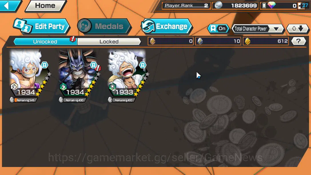 One Piece Bounty Rush Accounts Global |EX 3 | TFE D.Luffy,Battle of Monsters on O image 8