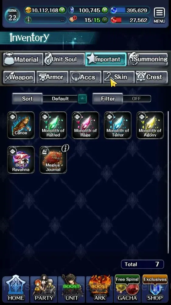 Last Cloudia Accounts Mid‑Game GLOBAL|Rank 22|100K Crystal|Collab (G Tilith,Vargas) + (A Roland,KOG Mauna,G Lilaha,NYM 14