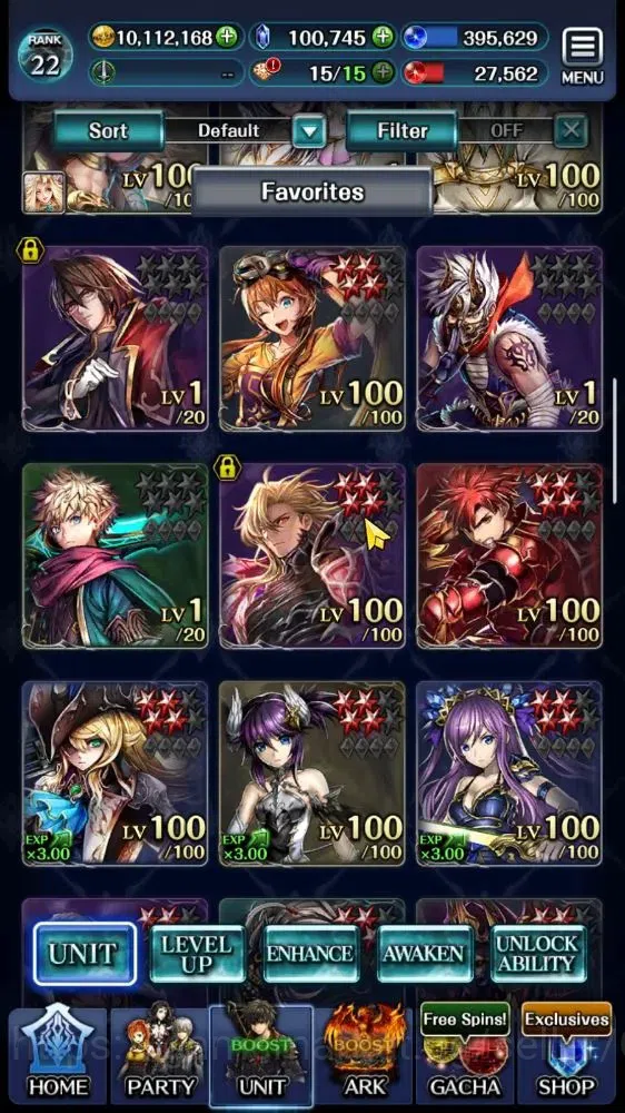 Last Cloudia Accounts Mid‑Game GLOBAL|Rank 22|100K Crystal|Collab (G Tilith,Vargas) + (A Roland,KOG Mauna,G Lilaha,NYM 2