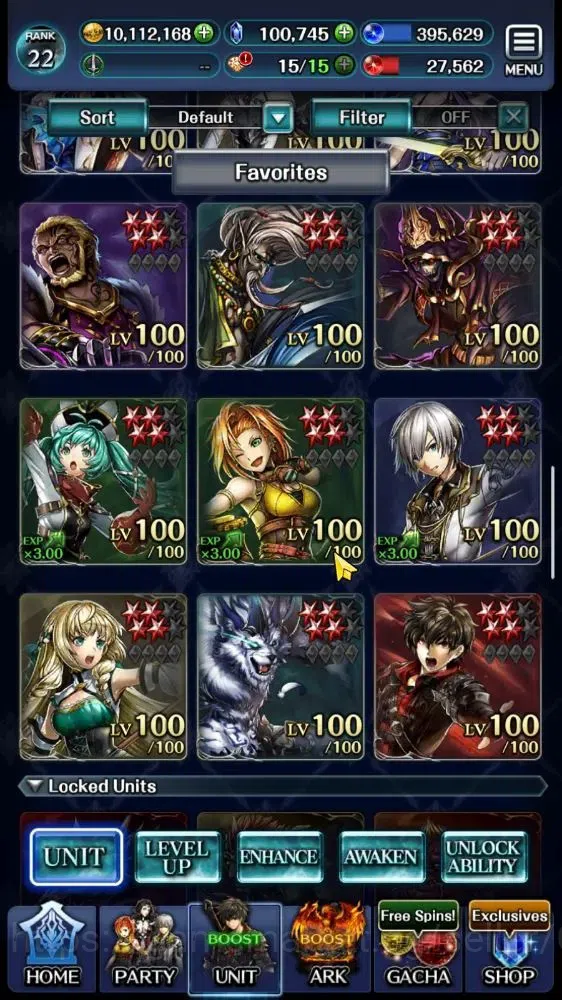 Last Cloudia Accounts Mid‑Game GLOBAL|Rank 22|100K Crystal|Collab (G Tilith,Vargas) + (A Roland,KOG Mauna,G Lilaha,NYM 3