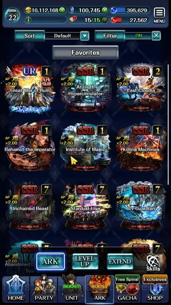 Last Cloudia Accounts Mid‑Game GLOBAL|Rank 22|100K Crystal|Collab (G Tilith,Vargas) + (A Roland,KOG Mauna,G Lilaha,NYM 4