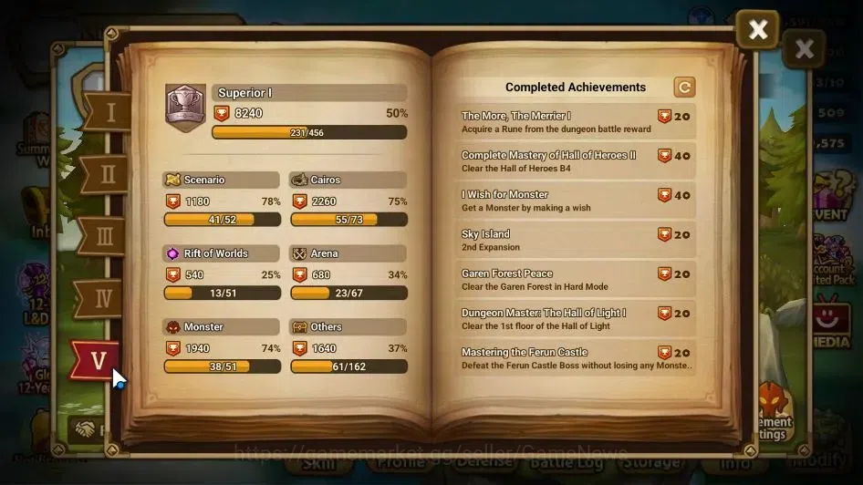 Summoners War: Sky Arena Accounts GLOBAL Lv 60|1 LD[Tian Lang]|12 Total NB5[Vanessa, image 7