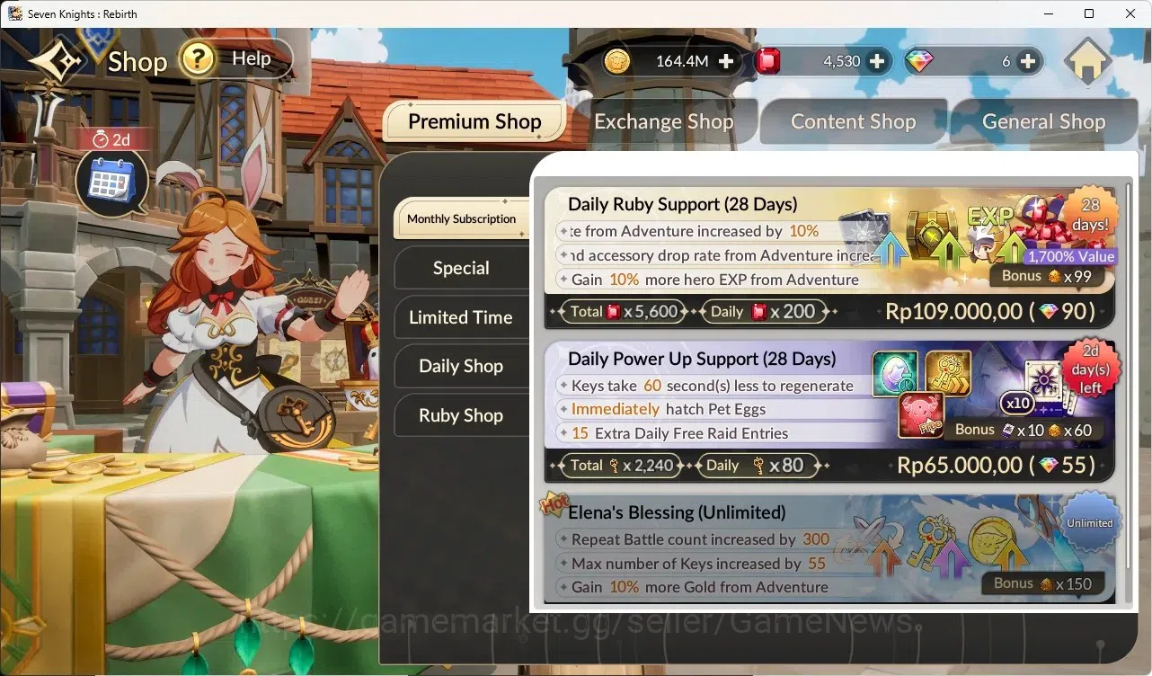 Seven Knights Re:Birth Accounts Global SEA|4 Ex-7k[Juri,Rosie,Gelidus,Melia]+36 TC image 10