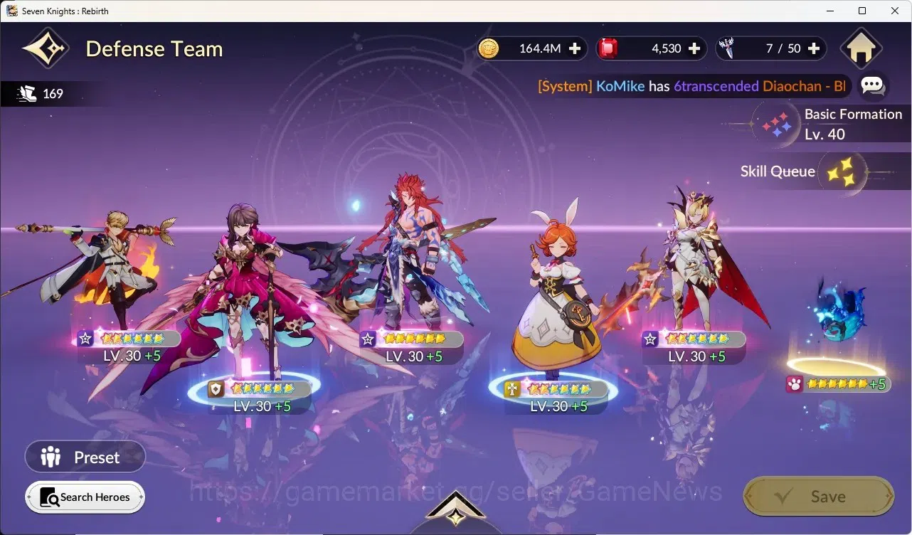 Seven Knights Re:Birth Accounts Global SEA|4 Ex-7k[Juri,Rosie,Gelidus,Melia]+36 TC image 9