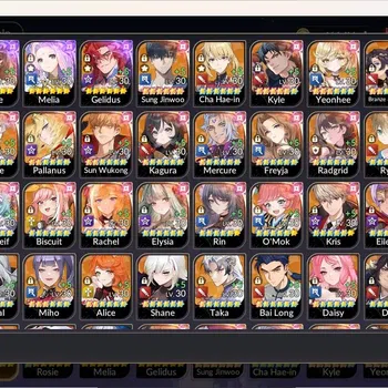 Seven Knights Re:Birth Accounts Global SEA|4 Ex-7k[Juri,Rosie,Gelidus,Melia]+36 TC image 1