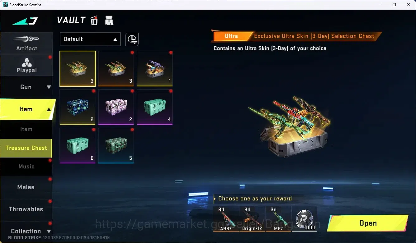 Blood Strike Accounts ASIA |1 Collab Gun [TR]|2 Limited Gun|1 Ultra Gun| image 15