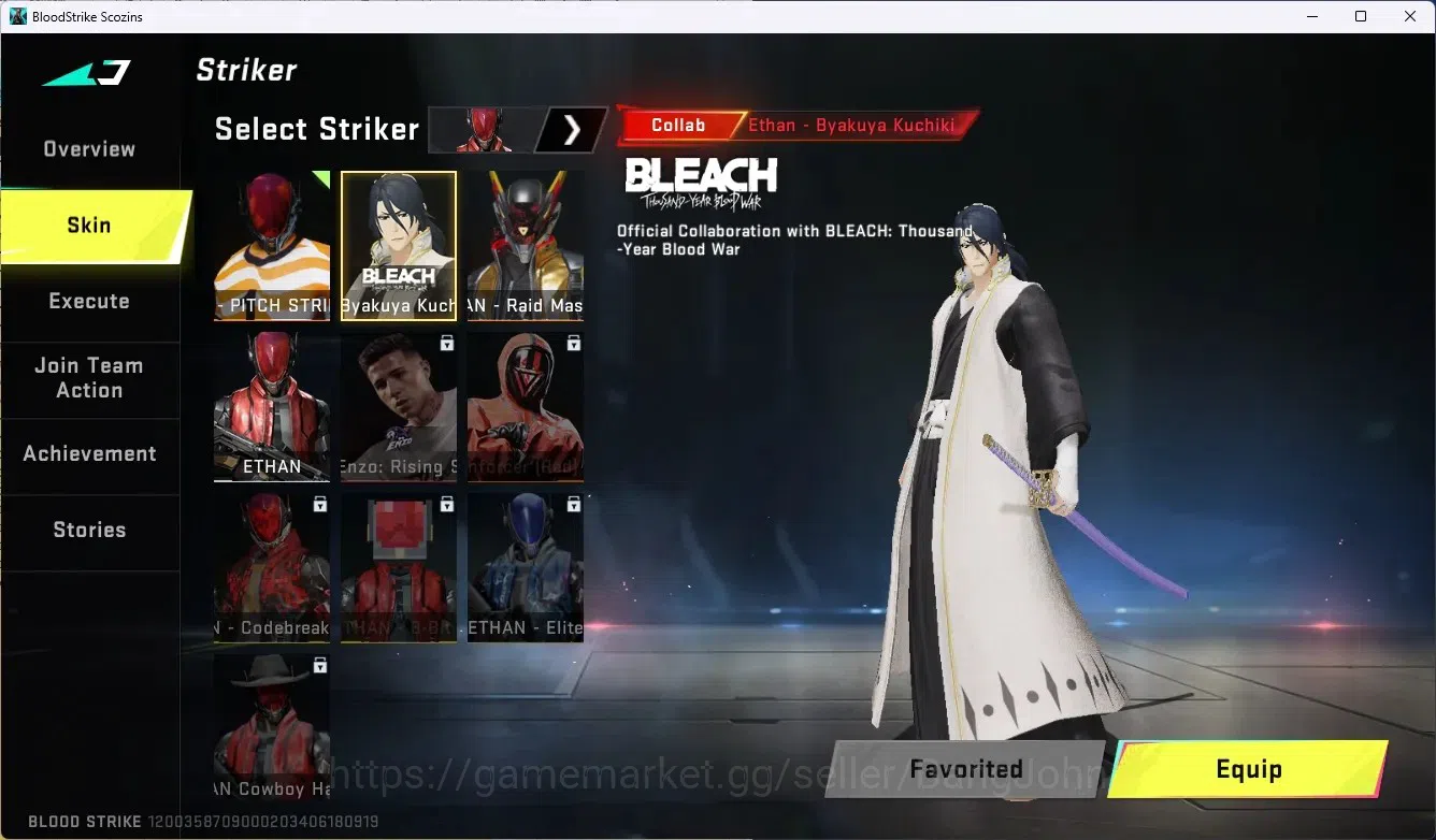 Blood Strike Accounts ASIA |1 Collab Gun [TR]|2 Limited Gun|1 Ultra Gun| image 16