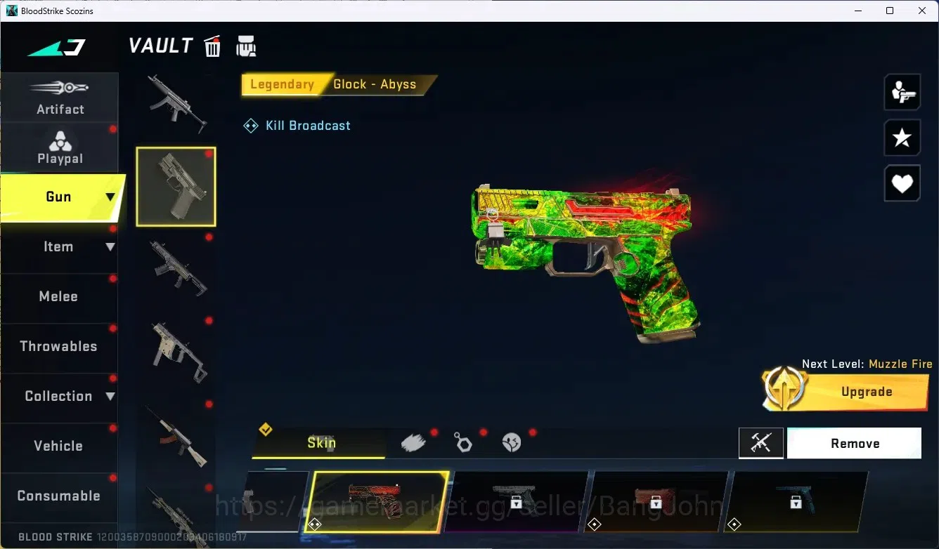 Blood Strike Accounts ASIA |1 Collab Gun [TR]|2 Limited Gun|1 Ultra Gun| image 3