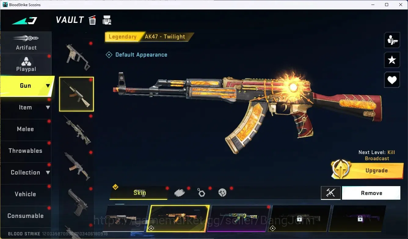 Blood Strike Accounts ASIA |1 Collab Gun [TR]|2 Limited Gun|1 Ultra Gun| image 5
