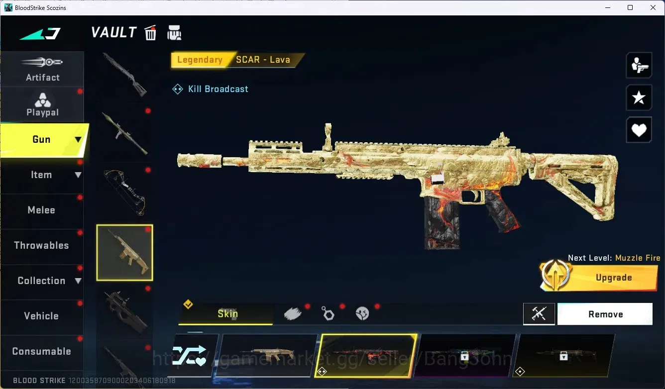 Blood Strike Accounts ASIA |1 Collab Gun [TR]|2 Limited Gun|1 Ultra Gun| image 8