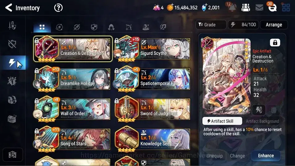 Epic Seven Accounts GLOBAL Unverif|New Era|5 ML(SP Politis,F Cecilia,S image 11