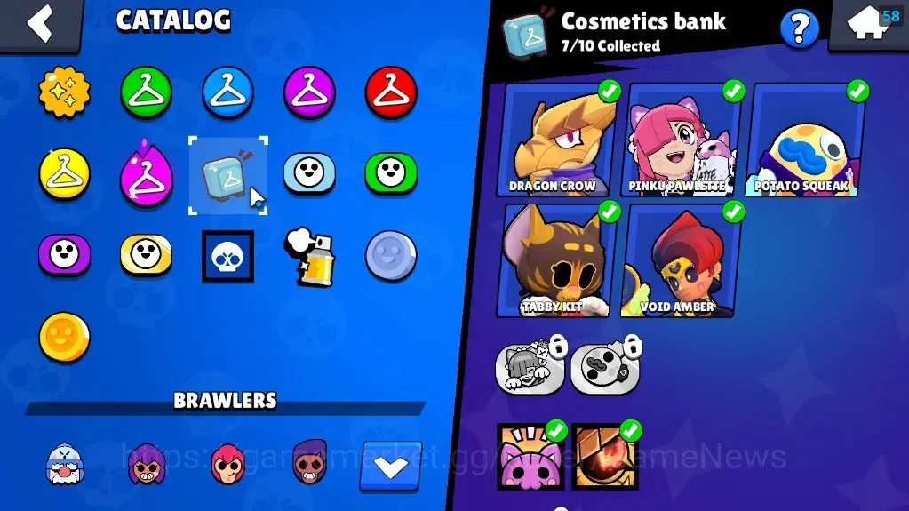 Brawl Stars Accounts 1912 Trophy|5k Blings|22 Brawlers 1 MaxLvl Full Buffies Edgar|4 Skins|1 Legendary Void Amber,1 Epic 16