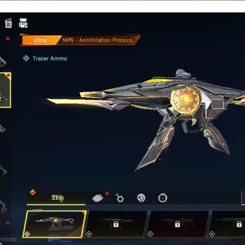 Blood Strike Accounts Others ASIA|3 Ultra MP5 Annihilation Lv4,FAL Luchador,Galil Knight|3 Legendary AUG Sunrise,Minigun