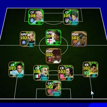 eFootball Accounts Legends & Iconic Players Android|BigTime Ronaldinho G,F.Rijkaard|28 Epic