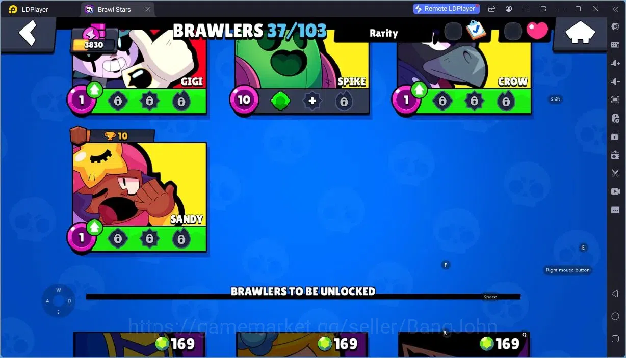 Brawl Stars Accounts Android | 3830 Thropy|37 Brawler|1 HyperCharger (C image 9