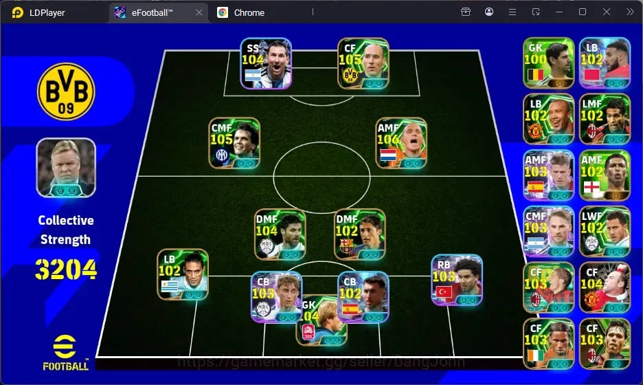eFootball Accounts Legends & Iconic Players Android|PW 3204|Epic Matthaus,EPic Sneijder,Epic Drogba,Epic Koller,Epic 1