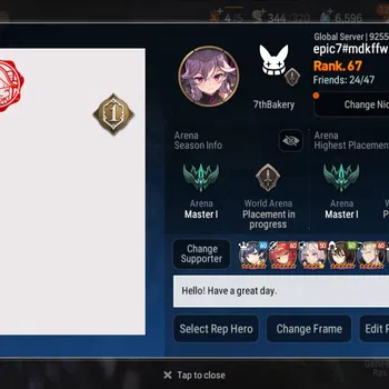 Epic Seven Accounts High-End Global Unverif | 12 ML(NM Luna,L Cermia,NC landy,A Laika,A Vildred, Etc)|PoH+Bless ON|SS