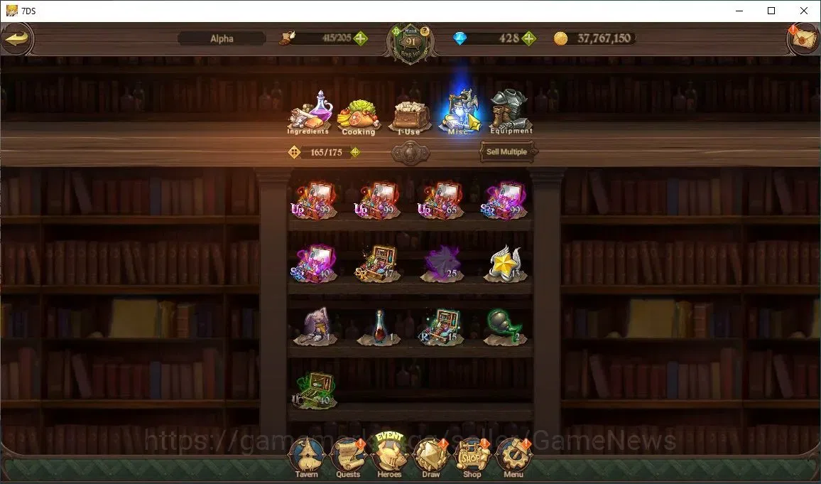 The Seven Deadly Sins: Grand Cross Accounts Asia|3,5M CC|428 Dm|3 LR+7 UR+Collab ReZero|S&B,Re image 17
