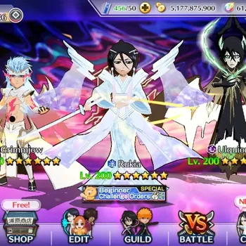 Bleach: Brave Souls Accounts High-End Global | 1M BP+61K Orb |End Game| 9K BSA Ticket | Grimmjow,Ulquiorra 11th