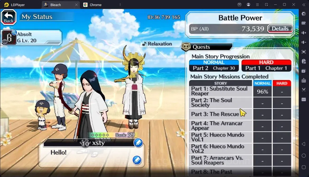 Bleach: Brave Souls Accounts Starter GLOBAL | 20k Orb + fresh Story | Ichigo DTV,Aizen 6Aniv,Unohana TYBW2023,Senjumaru 4