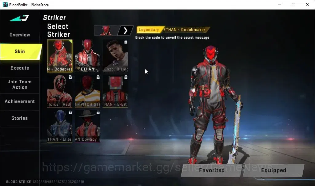 Blood Strike Accounts ASIA|4 ULTRA[SPIKE,KATYA,M4A1,INP-9]|Limited[Origi image 9