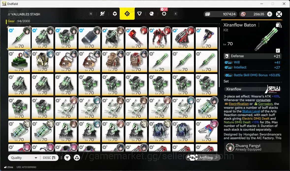 Arknights: Endfield Accounts Asia | Lv 60|6 Limit+5 Sign|Limit (Z.Fangyi,Laevat image 12