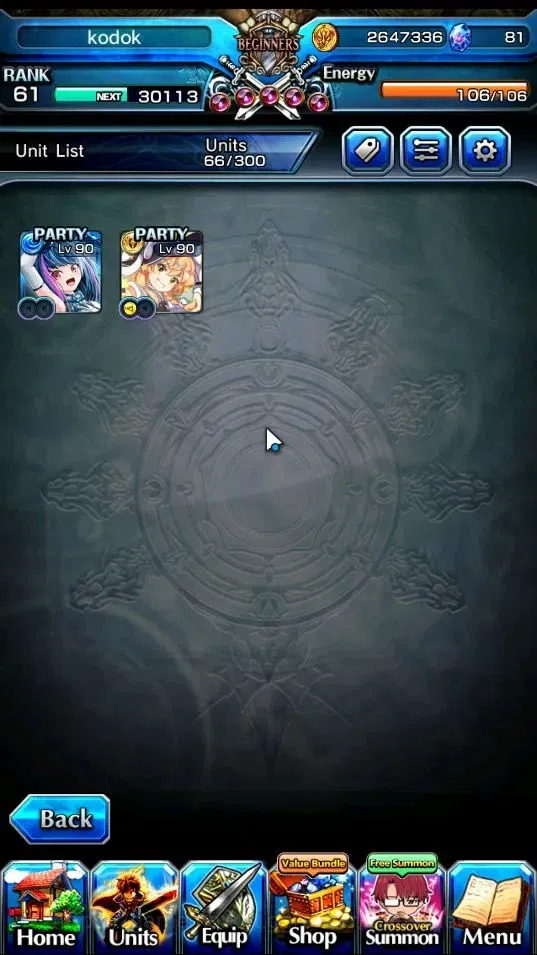 Grand Summoners Accounts Mid-Game Global|Rank 61|2 Ascend + 1 TW|Marisa Kirisame + True Weapon, Rosetta Forger of 3