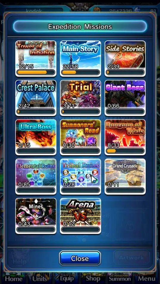 Grand Summoners Accounts Mid-Game Global|Rank 61|2 Ascend + 1 TW|Marisa Kirisame + True Weapon, Rosetta Forger of 6