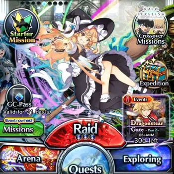 Grand Summoners Accounts Mid-Game Global|Rank 61|2 Ascend + 1 TW|Marisa Kirisame + True Weapon, Rosetta Forger of
