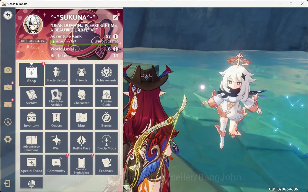 Genshin Impact Accounts Others ASIA|AR 57|7 Limit|Chasca,Lyney,Arlecchino,Wriothesley,Yelan,Nahida,etc|3WpSig|5 1
