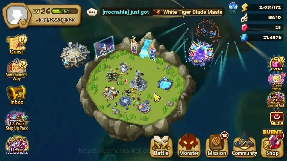 Summoners War: Sky Arena Accounts ASIA|Lv 26|Ready Gacha|103 12 YSC + 160 11 YSC + 3 image 1