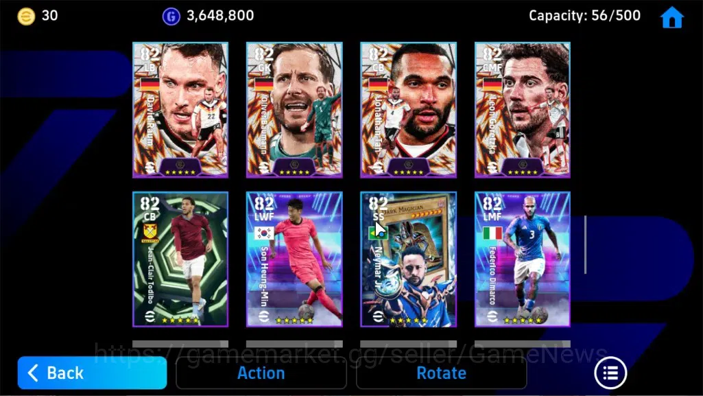 eFootball Accounts Legends & Iconic Players Android|National Team Pack Germany 2026|Epic Andriy S,Eden Hazard,Didier 14