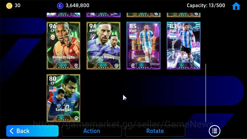 eFootball Accounts Legends & Iconic Players Android|National Team Pack Germany 2026|Epic Andriy S,Eden Hazard,Didier 9