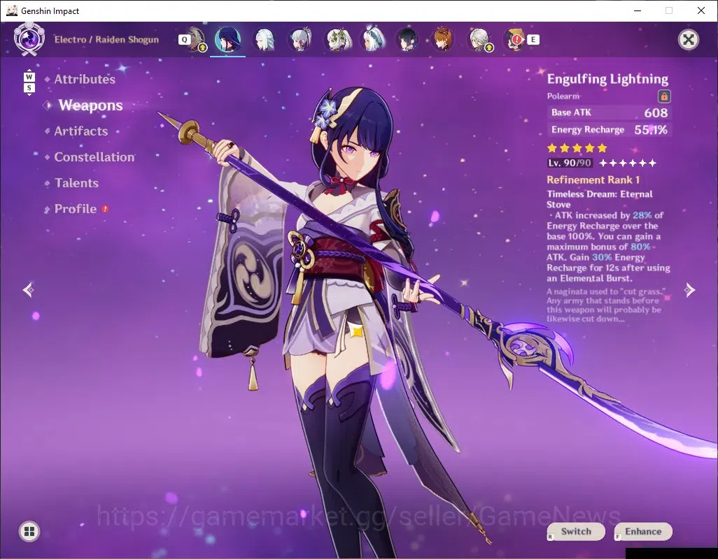 Genshin Impact Accounts Others ASIA|Free HSR|AR 60|13 Limited + 11 5