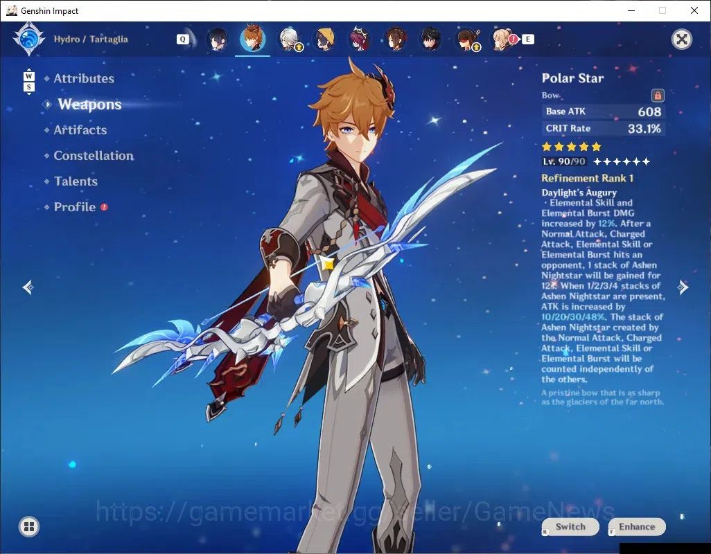 Genshin Impact Accounts Others ASIA|Free HSR|AR 60|13 Limited + 11 7