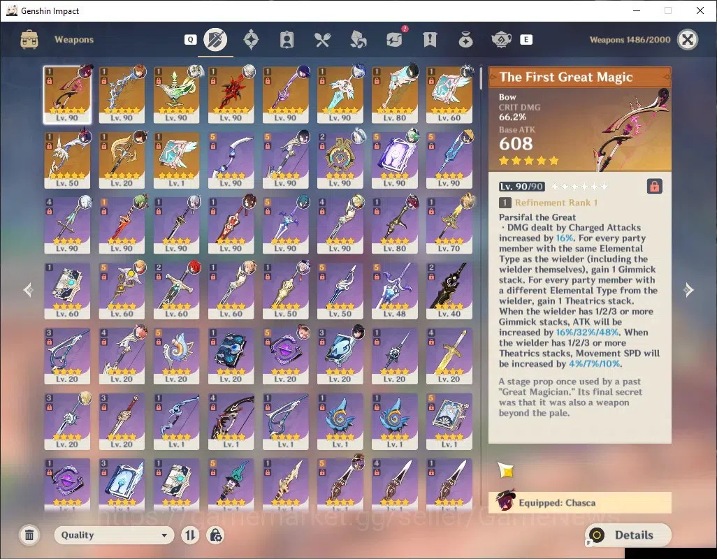 Genshin Impact Accounts Others ASIA|Free HSR|AR 60|13 Limited + 11 9