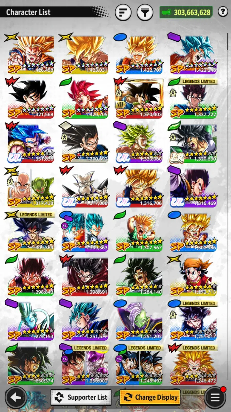 Dragon Ball Legends Accounts Android | Lv 158|303M Total Power|785 CC|1 LR|5 UL image 12