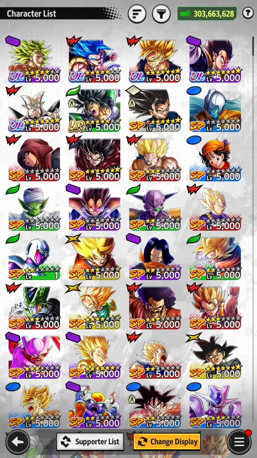 Dragon Ball Legends Accounts Android | Lv 158|303M Total Power|785 CC|1 LR|5 UL image 13
