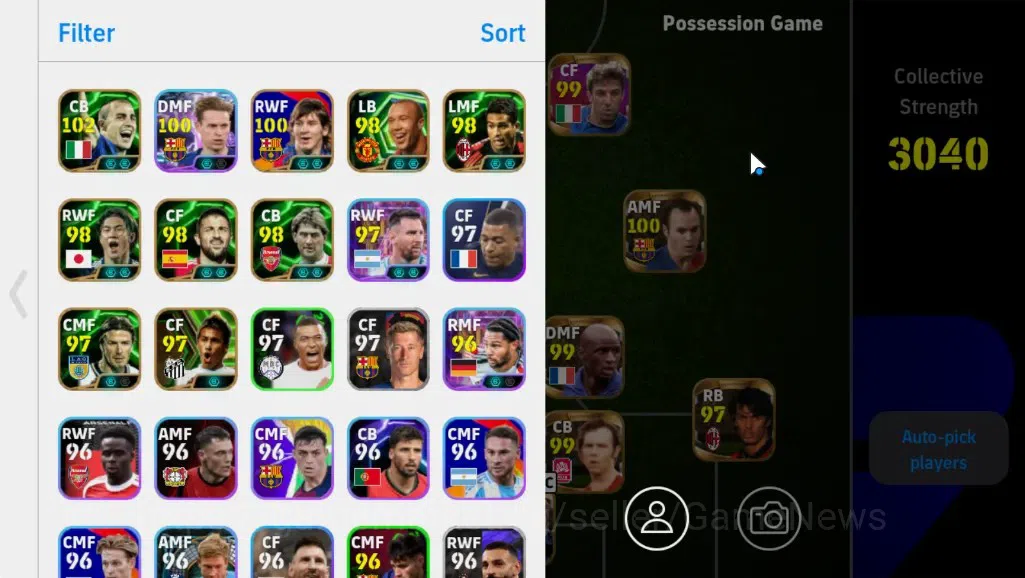 eFootball Accounts Android |Big Time(Rivaldo,Steven Gerrard)|40 Epic  image 2