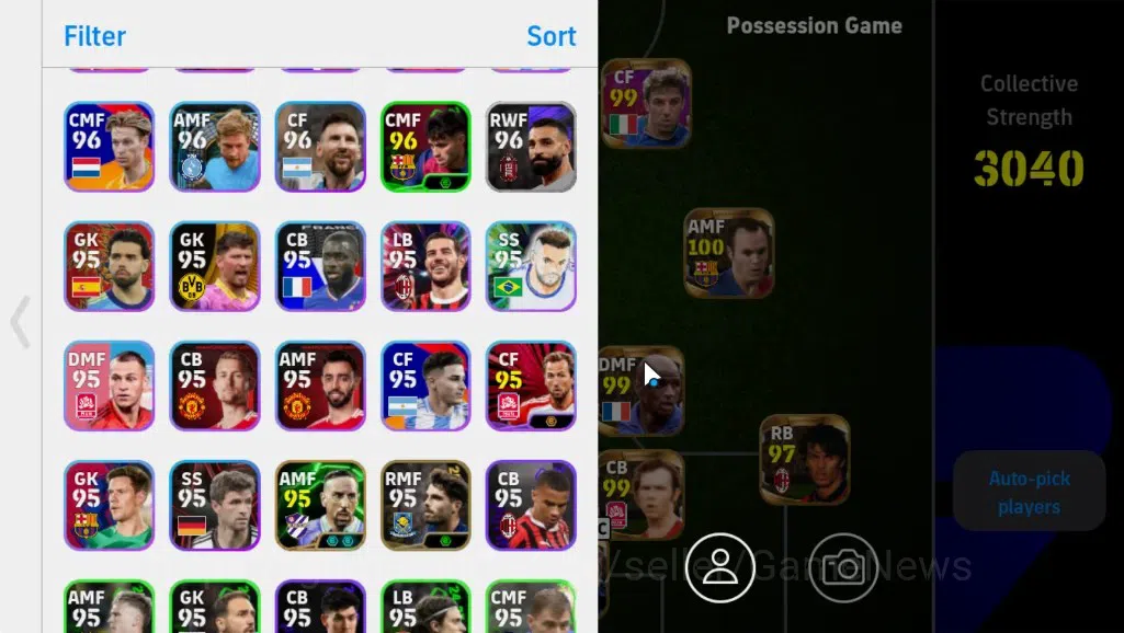 eFootball Accounts Android |Big Time(Rivaldo,Steven Gerrard)|40 Epic  image 3