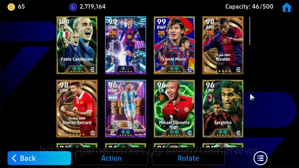 eFootball Accounts Android |Big Time(Rivaldo,Steven Gerrard)|40 Epic  image 5