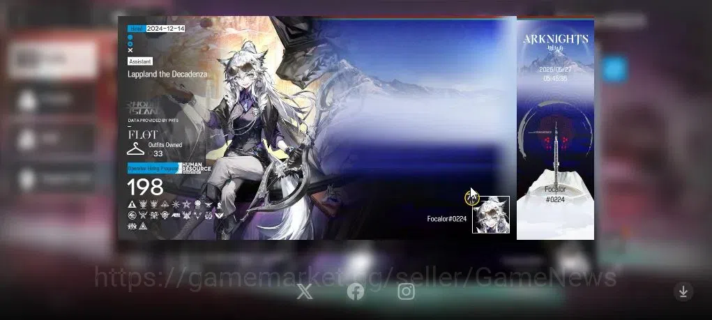 Arknights Accounts Lv 74|198 OP + 33 Skin|20,2K Orundum+19 Originium| image 3